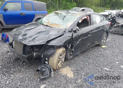 2018 Hyundai Elantra Sel z USA, uszkodzony, nr VIN 5NPD84LF3JH299733